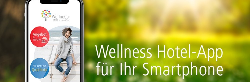 Wellnesshotels app for your smartphone Wellness app for iPhone and Android