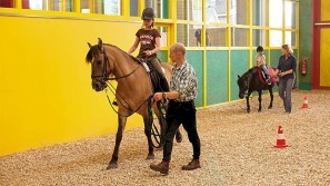 Familien- & Wellnesshotel Sonnenpark - Sauerland - Reithalle Kinderreiten in der Halle | Familien- & Wellnesshotel Sonnenpark - Sauerland