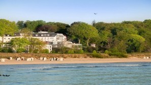 Strandhotel Ostseeblick | Heringsdorf - Island Usedom | View from the pier View from the pier to the Strandhotel Ostseeblick | Heringsdorf - Island Usedom