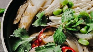 nutritional concepts: Asia Asian noodle soup