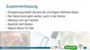 Ergebnisse der Wellness-Trend Umfrage 2020 – summary Wellness-Trends in 2020 - summary
