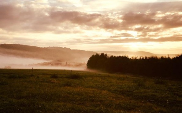 Wellness in North Hesse | Freund| Das Hotel & Spa-Resort The foggy morning landscape in Oberorke | North Hesse | Freund | Das Hotel & Spa-Resort