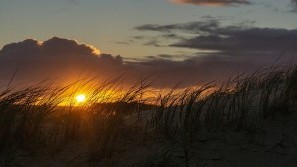 Wellness auf Norderney | Nordsee Sonnenuntergang am Strand von Norderney | Nordsee