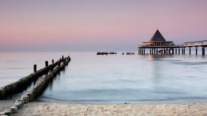 Wellness auf der Ostseeinsel Usedom | Ostsee | Strandhotel Ostseeblick Sonnenaufgang am Strand von Usedom | Ostsee | Strandhotel Ostseeblick
