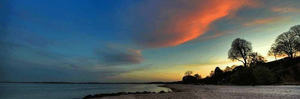 Wellnessurlaub an der Ostsee Sonnenuntergang an der Ostsee